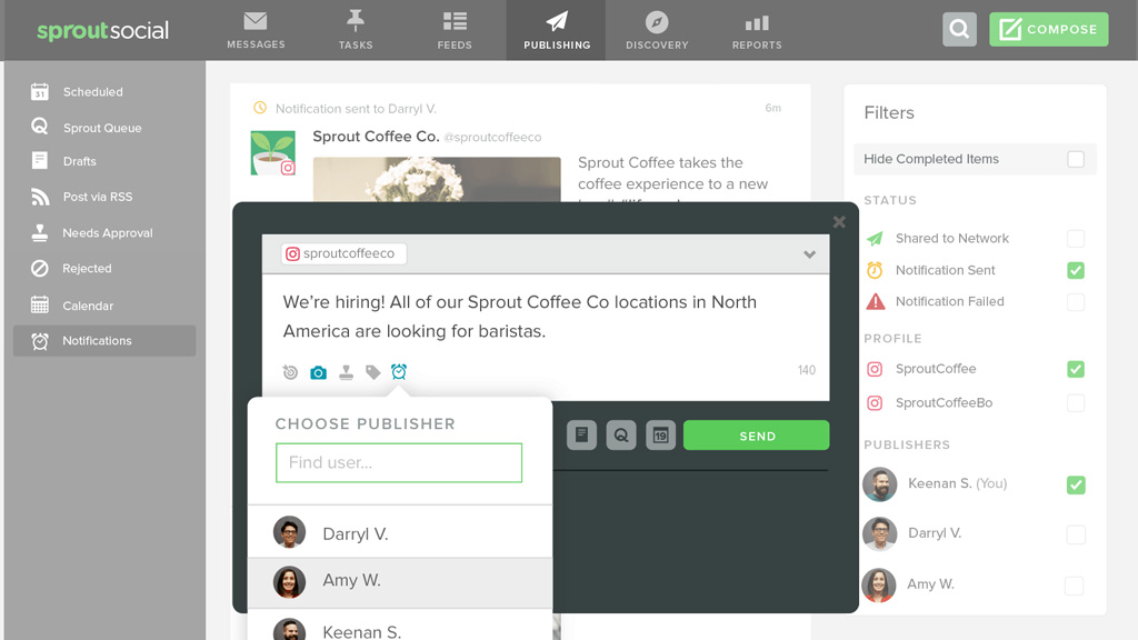 Sprout Social Review : Instagram