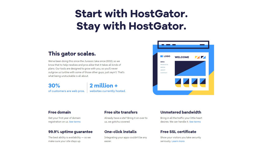 HostGator review: Features