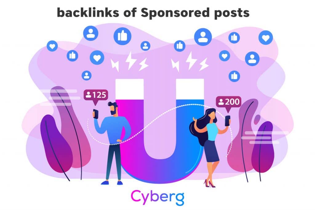 Backlinks of Sponsored posts