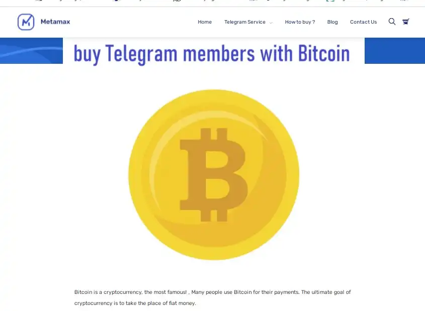 buy telegram members with bitcoin